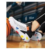 Basketball Shoes Sports Men's Flying Woven Breathable Mesh Lace-up Korean Version Trend Cross-border Mart Lion   