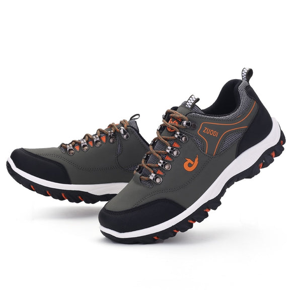Hiking Shoes Men's Sneakers Lace Up Mountain Boots Non-slip  Outdoors Sheos
