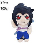 23-30cm Naruto Anime Plush Toys Naruto Uchiha Itachi Kakashi Sasuke Gaara Cute Figure Stuffed Dolls Pendant Kids Xmas Mart Lion 27cm Uchiha  Sasuke  