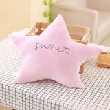 60CM 50CM Baby Pillow Toys Soft Appease Star Moon Cloud Calm Doll Plush  Stuffed  Cute Bed Decoration Cushion WJ575 Mart Lion Pink Star  