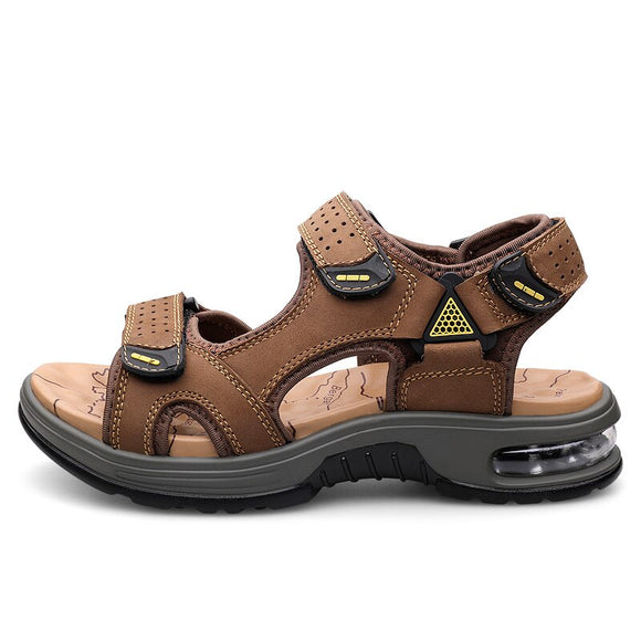 Outdoor Men's Sandals Summer Genuine Leather With Air Cushion Mart Lion Auburn 38 