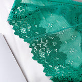 3pcs Lace Underwear For Women Low Waist Briefs Female Transparent Mesh Ladies Solid Panties Mart Lion   