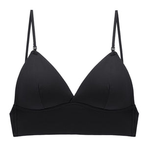 Women Backless Sexy Bra Stylish Lace Seamless Bralette Triangle Cup Invisible Boneless Bras For Dress Soft  Thin Underwear  MartLion