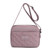 Women Luxury Handbag One Shoulder Mobile Phone Bag Messenger Bag Mini Cross Body Bag Tote Mart Lion light purple  