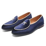 Men Casual Shoes with Bowknot Trendy Party Wedding  Men's Light Driving Moccasins Loafers Flats EUR Mart Lion Blue 38 China