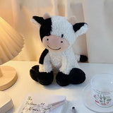  23/30cm Soft Plushie Cow Toys Stuffed Animal Milk Cattle Dolls For Kids Appease Toy Cute Cow Nap Plush Pillow Friends Mart Lion - Mart Lion