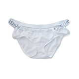 Men's Underwear Briefs Calzoncillos Mesh Breathable Ropa Interior Hombre Solid Gay Cuecas Sissy Briefs Quick Dry Slip Mart Lion White M 
