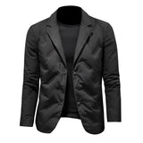 Winter Men's Blazer Parkas Down Jacket Brand 90% White Duck Down Lightweight Warm Business Office Casual Male Coat Mart Lion Black M 45-57KG 