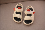 Summer Toddler Sandals Baby Girl Shoes Solid Color Leather Breathable Boys Sneakers Kids Infant Sport Boys Black Sandals  MartLion