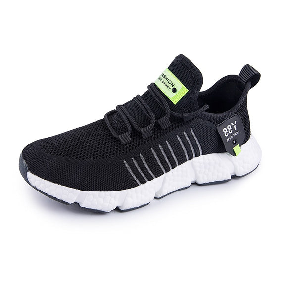 Men's Shoes Popcorn Rubber Composite Sole Stretch Sports Casual Breathable Running Mart Lion   