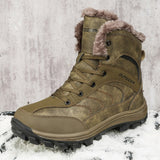 Winter Boots High Altitude Hiking Shoes Outdoor Field Training Boots High-Top Men's Climbing Snow Shoes Mart Lion   