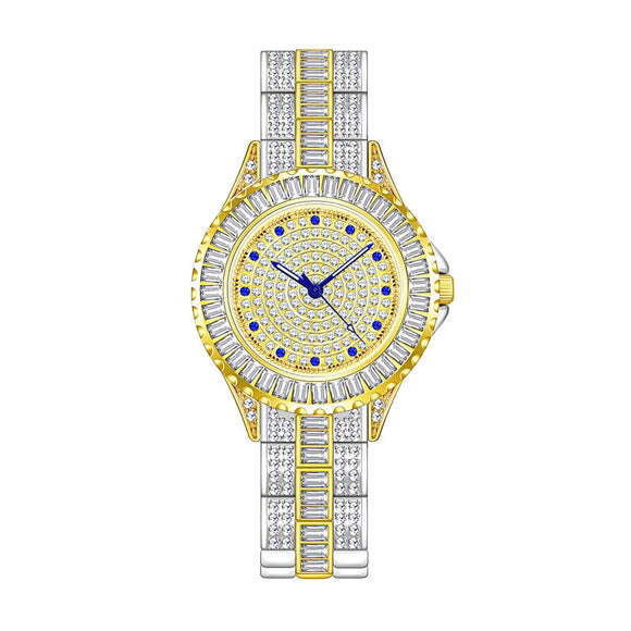 Simple Quartz Women Watches Design Wristwatch Big Dial relojes para mujer Mart Lion SilverGold056  