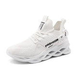 Summer Men's Breathable Running Shoes Blade Running Sneakers Lightweight Mesh Walking Gym Mart Lion g133 white 36 China