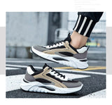  Travel Leisure Autumn Men's Shoes Net Lace Up Student Breathable Running Korean Sports Casual Cross-border Mart Lion - Mart Lion