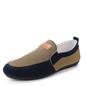 Men's Loafers Shoes driving Boat Footwear Brand canvas Moccasins Comfy Drive Casual Mart Lion   