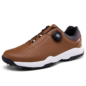 Waterproof Golf Shoes Men's Professiional Golf Footwears Anti Slip Walking Sneakers Outdoor Walking Mart Lion Zong 3.5 