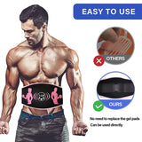 EMS Muscle Stimulation Abs Abdominal Belt Trainer Stimulator Massage Fitness Slimming Massager Belly Weight Loss Body Shaping Mart Lion   