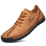 Handmade Genuine Leather Casual Men Shoes Design Sneakers Loafers Driving Mart Lion Auburn 38 