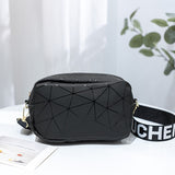 Women Bags Rhombus Ribbon Camera Small Square Bag Casual Mobile Phone Bag Small Mart Lion Black  