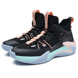 Basketball Shoes Men's Outdoor Combat Wear-resistant Sneakers Kids Non-slip Mesh Breathable Indoor Training Mart Lion q8black pink 7 