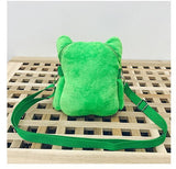 Plush Cute Frog Small Bag Female Girl Mobile Phone Bag Shoulder Messenger Bag Mart Lion   