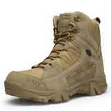 Winter Men's Military Boots Outdoor Leather Hiking Army Special Force Desert Tactical Combat Ankle Work Shoes Mart Lion   