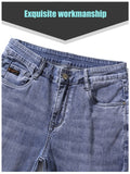  Summer Men Stretch Slim Jeans Cotton Casual Simple Trousers Denim Pants Streetwear Pants Classics Mart Lion - Mart Lion