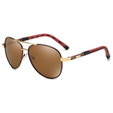 Classic Polarized Sunglasses Brand Design Men's Metal Driving Coating UV400 Shades Eyewear Oculos de sol Mart Lion 04 Other 