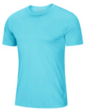 Soft Summer T-shirts Men's Anti-UV Skin Sun Protection Performance Shirts Gym Sports Casual Fishing Tee Tops Mart Lion   