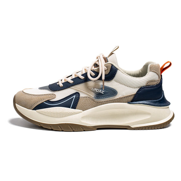 Fujeak Outdoor Walking Footwear Men's Shoes Sneakers Casual Comfort Lightweight Running Mart Lion Khaki 39 