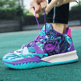  Graffiti Basketball Shoes Men's Outdoor Streetball Shoes Unisex Platform Male Sneakers Teens Basketball Trainers Mart Lion - Mart Lion
