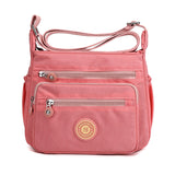 Handbags Nylon Women Single Shoulder Shell Bags Ladies Crossbody Bags Designer Travel Shopper Bags sac a main femme Mart Lion Pink  