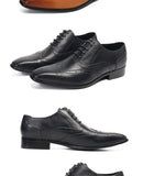 Summer Man Square toe leather Shoes Genuine Leather Manual Oxford ventilation Formal Gentleman Wedding Mart Lion   