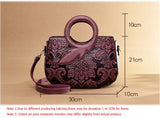 Women Designer Shoulder Bags Classic Chinese Style Luxury Handbags Female Casual Genuine Leather Totes Bags Mart Lion   
