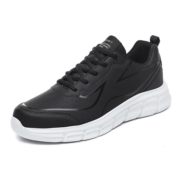 Men's Sneakers Breathable Running Shoes Outdoor Sport Casual Couples Gym Zapatos De Mujer Mart Lion black white 39 