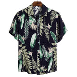 Summer Men's Beach Hawaiian Shirts Casual Vacation Street Short Sleeve Street Shirts Tops Mart Lion E588474A XXL China