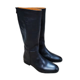 Autumn Show Luxury Men Boots Top layer leather Over the knee Leisure time Singer Youth shoes Martins Mart Lion black 1 36 