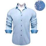 Men's Shirt Long Sleeve Cotton Red Button-down Collar Social Casual Shirts Men's DiBanGu Clothing Mart Lion CY-2223 S 
