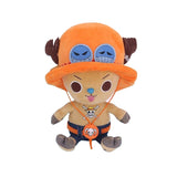 14-25cm One Piece Plush Toys Anime Figure Luffy Chopper Ace Law Cute Doll Cartoon Stuffed Keychain Pendants Kids Xmas Mart Lion   