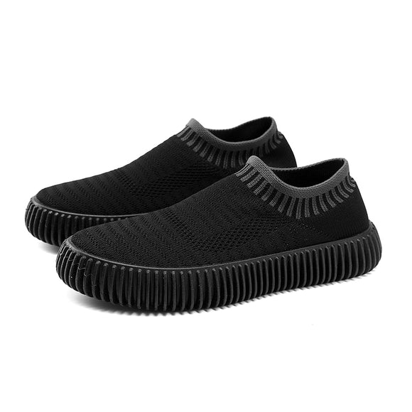 Fujeak Loafers Classic Trendy Men's Shoes Non-slip Casual Sneakers Running Lightweight Footwear Mart Lion Black 39 