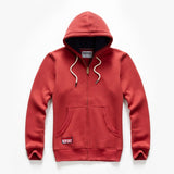 Solid Color Hoodie Men's Zip Up Long Sleeve Oversized Jacket Coat Harajuku Gothic Hooded Sweatshirt Teen Mart Lion Red M 