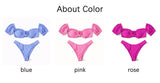 Bikini Women Two-Pieces Swimwear Solid  Soft Female Bathing Suits 1set Swimsuit  Mart Lion