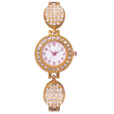 Luxury Women Quartz Watches Ladies Stainless Steel Rhinestone Bracelet Gifts Dress Wristwatches Mart Lion C3 Rose China 