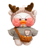 Kawaii Cartoon LaLafanfan 30cm Cafe Duck Plush Toy Stuffed Soft Kawaii Duck Doll Animal Pillow Kids Children Mart Lion SCL001-lu-w  