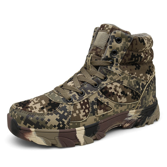 Winter Men's Military Boot Outdoor Warm Fur Ankle tactical Camouflage Army Special Force Desert Mart Lion 802-camouflage 39 