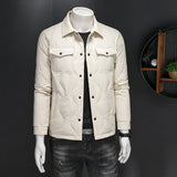 Lightweight men's shirt down jacket Parkas Winter Warm casual 90% White Duck Down jacket Male Puffer Mart Lion   