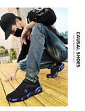 Men's Shoes Casual Sneakers Trainers Air Cushion Leisure Blue Tenis Masculino Adulto Mart Lion   