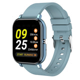 Smart Watch Women Men's Full Touch Dial Call Fitness Tracker IP67 Waterproof Bluetooth Answer Call Smartwatch For Xiaomi Mart Lion Blue  
