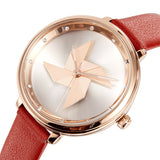Women Watchs Bracelet Watches Ladies Stainless Steel Quartz Wristwatch Reloj De Mujer Mart Lion Red China 