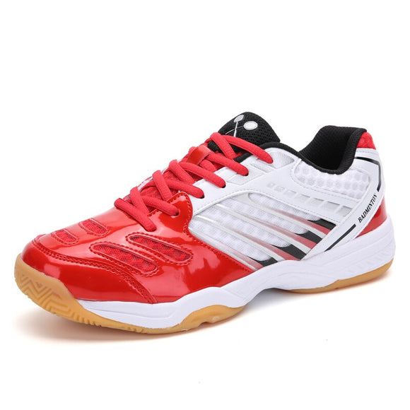 Men's and women's summer badminton shoes tennis table tennis training sneakers Mart Lion Red 36 
